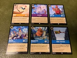 Disney Lorcana The First Chapter Complete Set Error Errata Cards NM/M (NON-FOIL) - Image 1