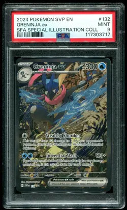 PSA 9 Greninja ex Special Illustration Promo 2024 Pokemon Card #132 - Image 1