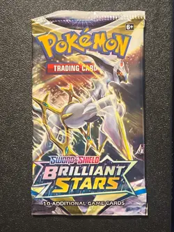Nintendo Pokemon TCG Brilliant Stars Booster Packs - 10 Cards 820650809965 - Image 1