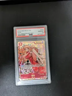 PSA 10 Nami OP01-016 R Exclusive 1st Anniversary Alt Art ONE PIECE Card Chinese - Image 1