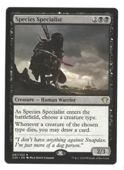 Species Specialist Commander 2020 Regular (Actual Card Pictured) - Image 1