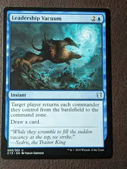 LEADERSHIP VACUUM C19 - Magic The Gathering MTG Collectible Card game - Image 1