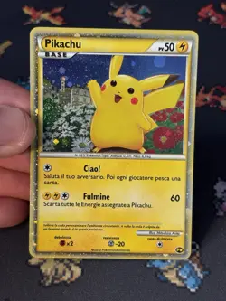 Pokemon Cards Pikachu PW Italian 2010 World Collection Promo - (NM-) - Image 2