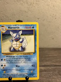 Wartortle 42/102 - Uncommon 1999 English Base Set Pokemon Card - Fast Ship-LP!! - Image 3