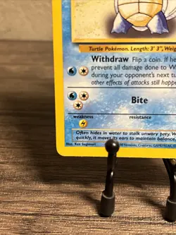 Wartortle 42/102 - Uncommon 1999 English Base Set Pokemon Card - Fast Ship-LP!! - Image 4