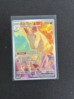 Rapidash | 189/182 | Destined Rivals | FULL ART | MINT | Pokemon Card - Image 1
