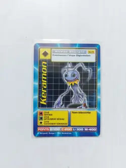 Keramon Carte Digimon Francais Bandai 2000 Bo-114 Serie 3 French Card - Image 1