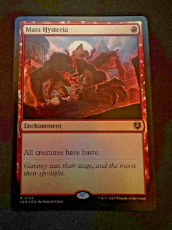 Innistrad Remastered - Mass Hysteria (0164, Foil, NM) - Image 1