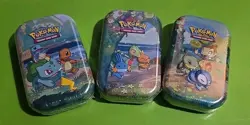 3 Pokemon 25th Anniversary Celebrations Mini Tin, factory sealed. - Image 1