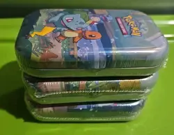 3 Pokemon 25th Anniversary Celebrations Mini Tin, factory sealed. - Image 3
