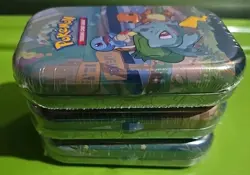 3 Pokemon 25th Anniversary Celebrations Mini Tin, factory sealed. - Image 5