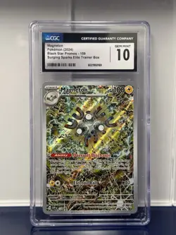 2024 POKEMON SVP EN-SV BLACK STAR PROMO #159 MAGNETON CGC 10 Gem Mint - Image 1