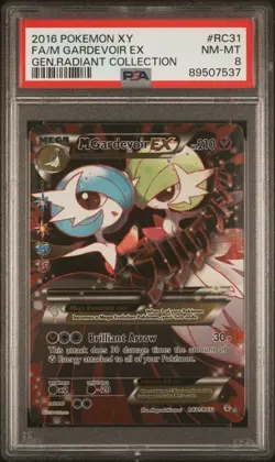 2016 POKEMON XY GENERATIONS RADIANT COLLECTION #RC31 FA/M GARDEVOIR EX PSA 10 - Image 1
