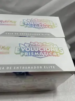 Pokemon TCG Scarlet & Violet: Prismatic Evolutions ETB Spanish Version Lot of 4x - Image 5