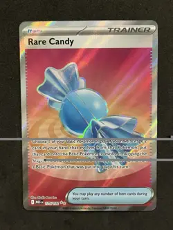 Rare Candy Full Art Ultra Rare 175/132 Pokemon Mega Evolution English - Image 1