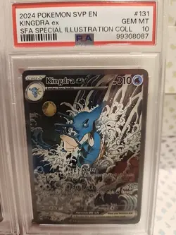 Greninja EX #132 Kingdra EX #131 Sequential PSA 10 Pokemon Shrouded Fable Promo - Image 2