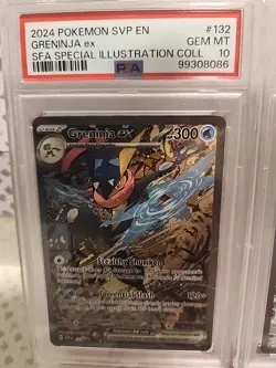 Greninja EX #132 Kingdra EX #131 Sequential PSA 10 Pokemon Shrouded Fable Promo - Image 3