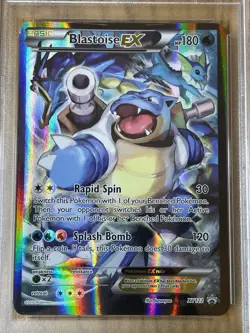 2016 Pokemon XY Black Star Promo Blastoise EX #XY122 HOLO PSA 7 NM - Image 2