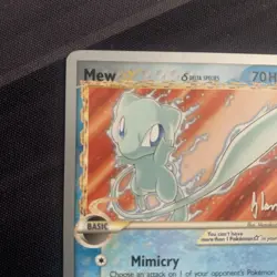 Pokemon 2008 World Championships Mew 101/101 Non-Holo Gold Star Delta Species - Image 3