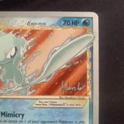 Pokemon 2008 World Championships Mew 101/101 Non-Holo Gold Star Delta Species - Image 4