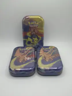 Pokemon Kanto Power Mini Tin. 3 Pack TCG - Image 1