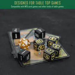 50 Dice Counters For Magic The Gathering MTG CCG Card Gaming RARE NEW KID Gift - Image 3