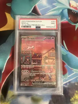Mew ex SVP053 Scarlet & Violet 151 PSA Graded 9 Pokemon Trading Card Game - Image 1