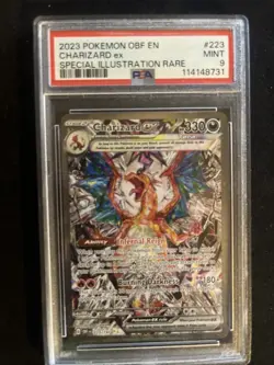 Pokemon TCG Charizard EX Obsidian Flames Special Illustration Card 223/197 PSA 9 - Image 1