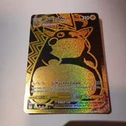 Pikachu VMAX Ultra Rare Full Art Gold Pokemon Card Lost Origins TG29/TG30 - Image 2