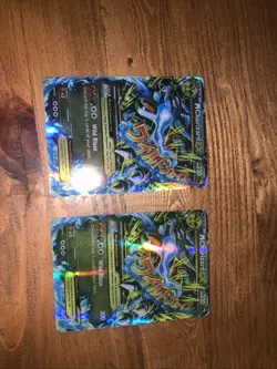 2 pokemon cards. 2014 Mega Charizard EX 69/106 - Image 1