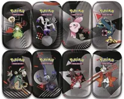 Pokemon TCG: S&V - Black Bolt & White Flare Unova Mini Tins FULL SET - Image 1