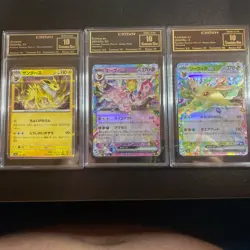 Pokemon Slabs Graded 10 Features Leafeon, Jolteon, And Espeon - Image 2