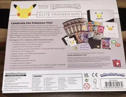 Opened Pokemon Celebrations 25th Anniversary Elite Trainer Box NO Packs, Promo.. - Image 2