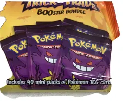👻 Pokemon TCG BOOster Bundle Trick Or Trade 40 Mini Packs SHIPS NOW! 820650850783 - Image 2