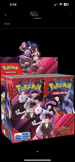 Pokemon TCG Destined Rivals Booster Box, Sealed, 36-Pack - Image 1