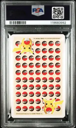 Large Psa8 Good Individual Naminori Pikachu Playing Cards 1998 Pokemon Card - Image 2