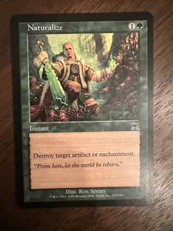 Naturalize : MTG Magic The Gathering / Onslaught #275 / LP-NM - Image 1