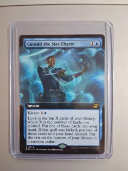 MTG Consult the Star Charts NM Non-foil Extended Art Edge of Eternities R 0325 - Image 1