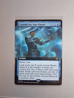 MTG Consult the Star Charts NM Non-foil Extended Art Edge of Eternities R 0325 - Image 3
