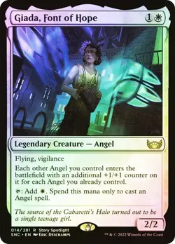 MTG - Giada, Font of Hope - Foil - SNC - Magic the Gathering - Image 1