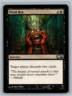 MTG Magic 2010 4x Mind Rot #105/249 TCG CCG M10 Playset - Image 1