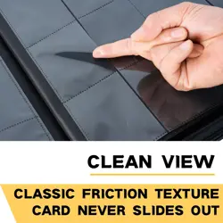 1000+ Pockets Trading Card Binder 16 Pocket Card Ablum Compatible with MTG Black - Image 5