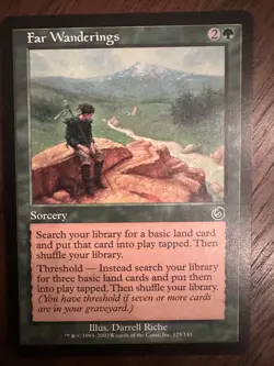 Far Wanderings : MTG Magic The Gathering / Torment #125 / LP-NM - Image 1