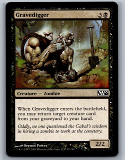 MTG Magic 2010 4x Gravedigger #97/249 TCG CCG M10 Playset - Image 1