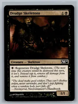 MTG Magic 2010 4x Drudge Skeletons #95/249 TCG CCG M10 Playset - Image 1