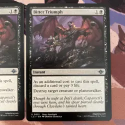 2x Bitter Triumph - The Lost Caverns of Ixalan - Magic the Gathering MTG - Image 3
