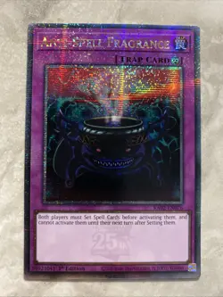 Yugioh - Anti-Spell Fragrance - Quarter Century Secret Rare - RA02-EN076 - Image 1