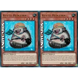 RESCUE HEDGEHOG 2x (Porcospino Da Soccorso) Ultra R • MP25 EN261 • 1Ed • Yugioh! - Image 1