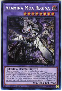 Azamina Moa Regina MP25-EN105 Yugioh TCG Prismatic Secret Rare NM - Image 1
