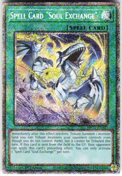 Spell Card "Soul Exchange" MP25-EN007 Yugioh TCG Starlight Rare NM - Image 1